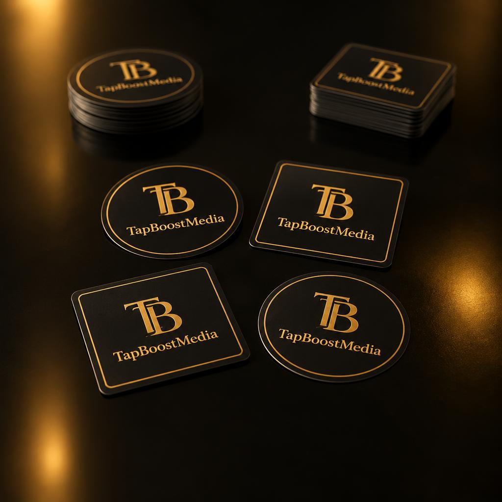 TapBoostMedia Logo Sticker